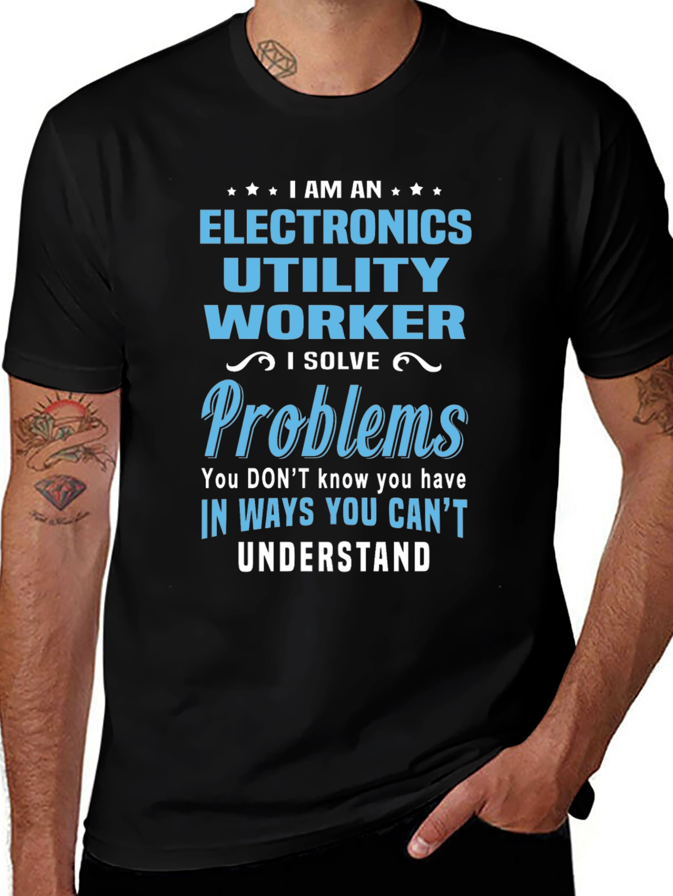 Electronics Utility Worker T-Shirt - Problem Solver