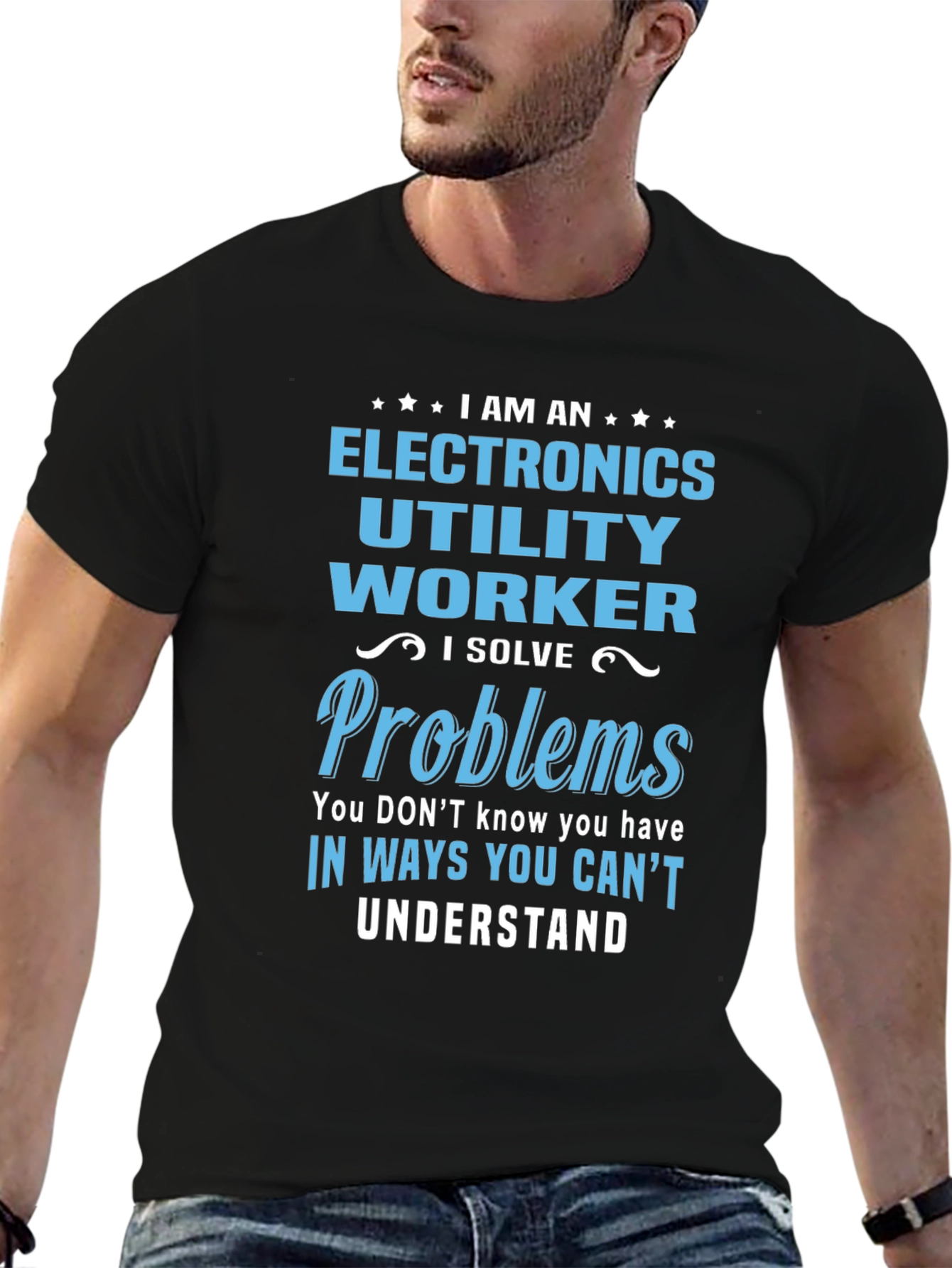 Electronics Utility Worker T-Shirt - Problem Solver