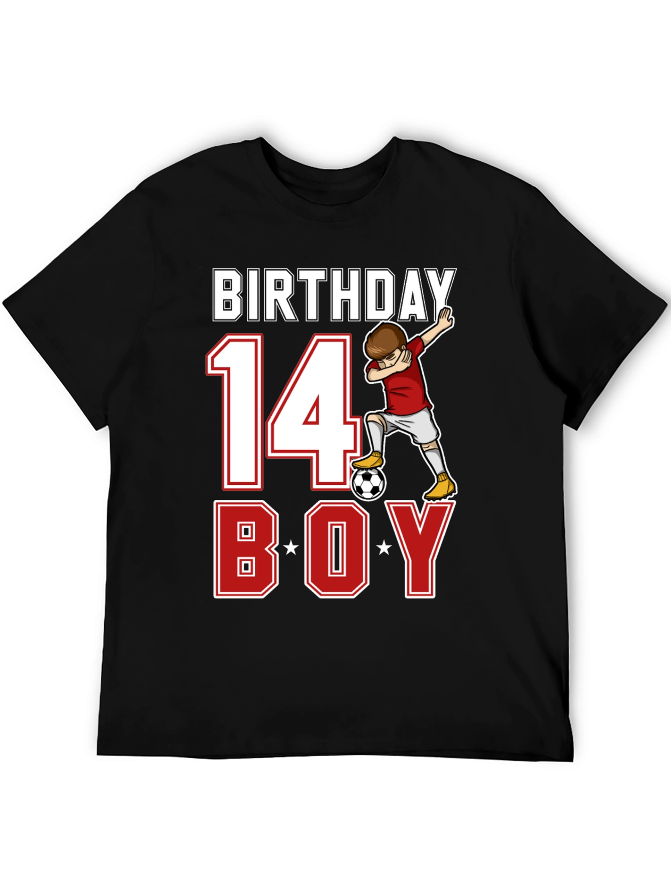Birthday Boy Soccer T-Shirt - Age 14