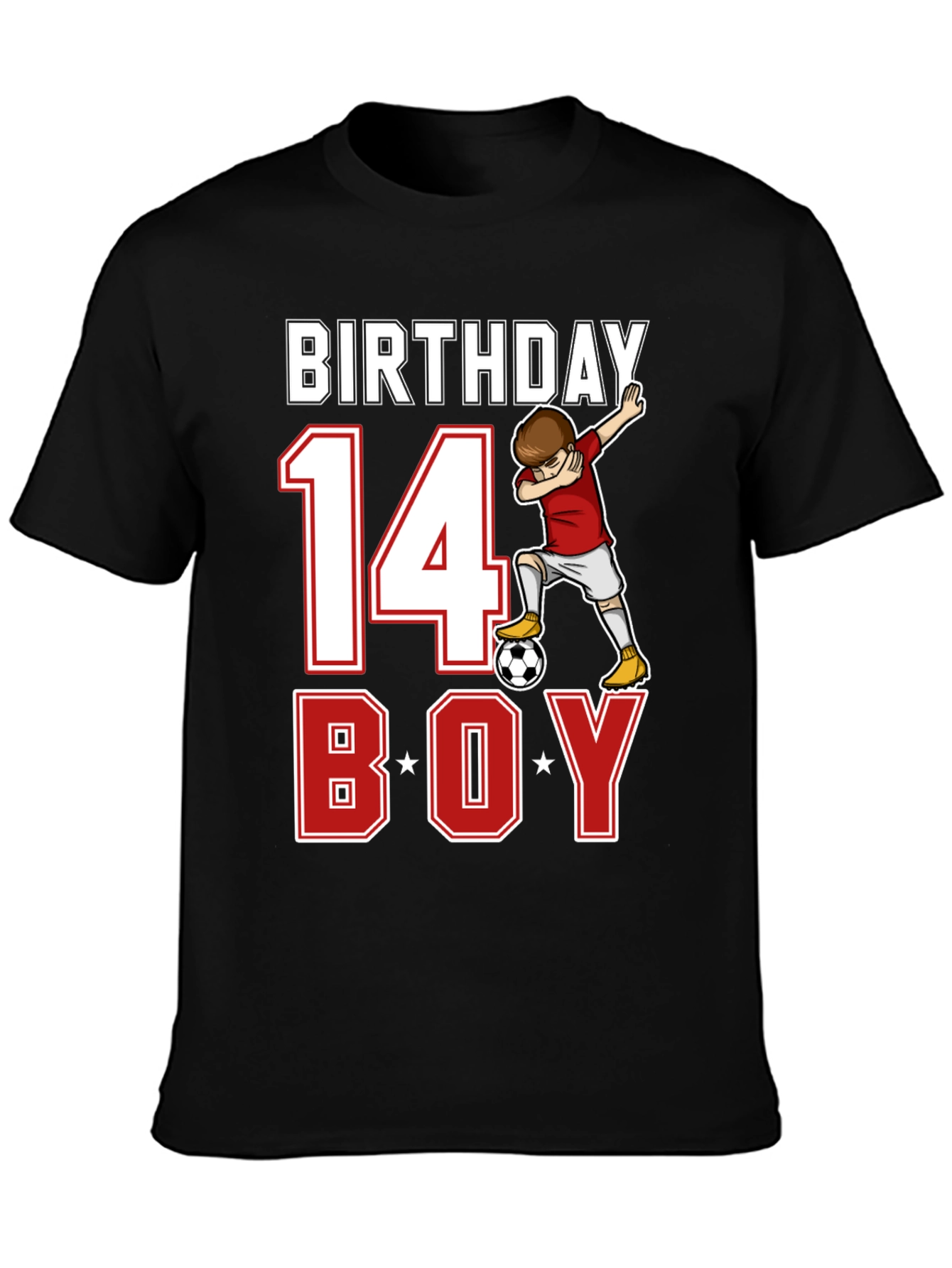 Birthday Boy Soccer T-Shirt - Age 14