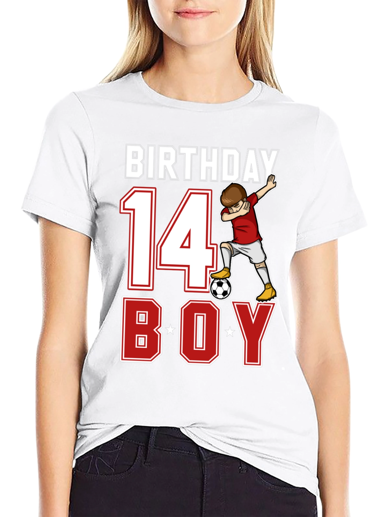 Birthday Boy Soccer T-Shirt - Age 14