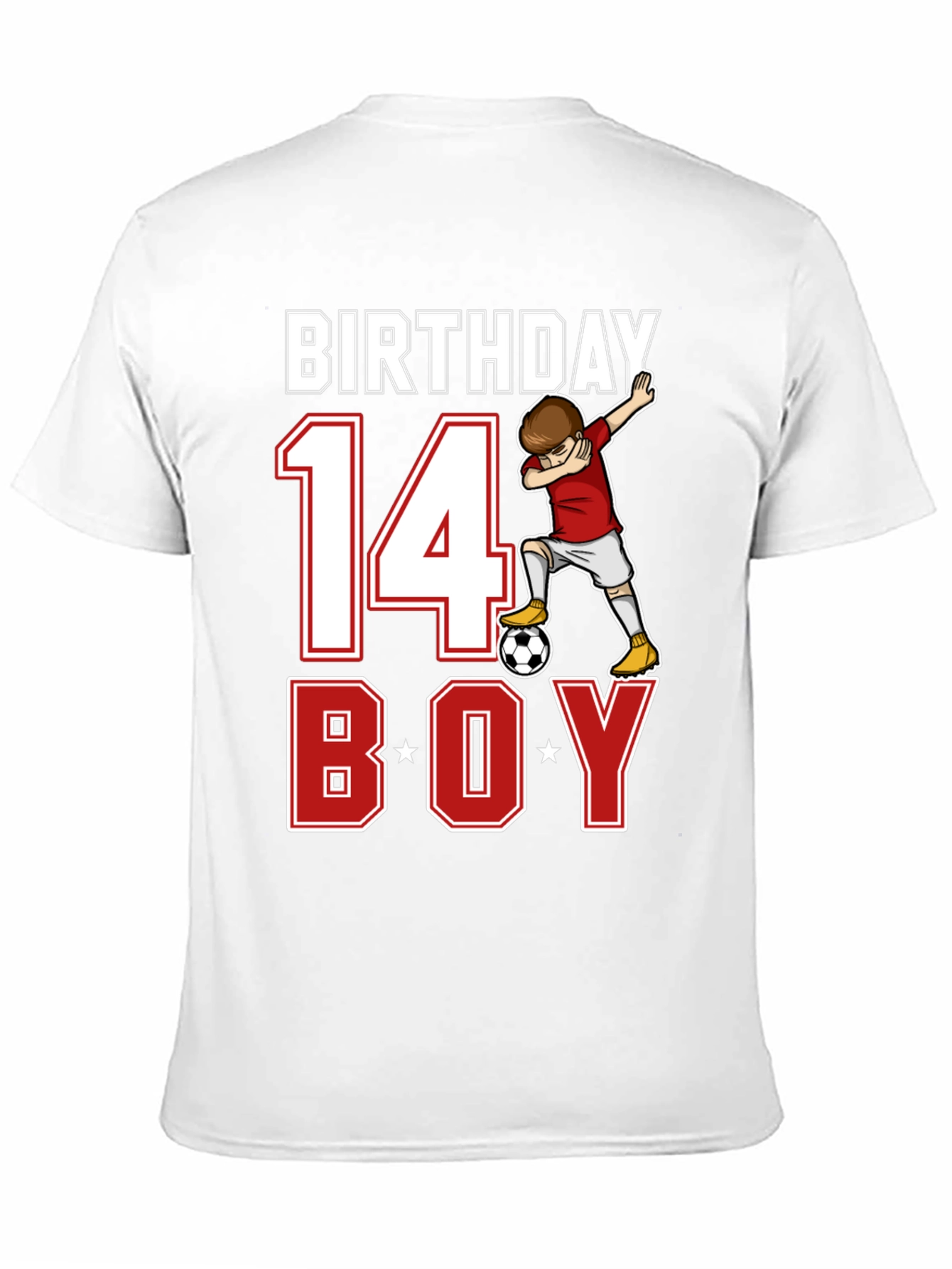 Birthday Boy Soccer T-Shirt - Age 14