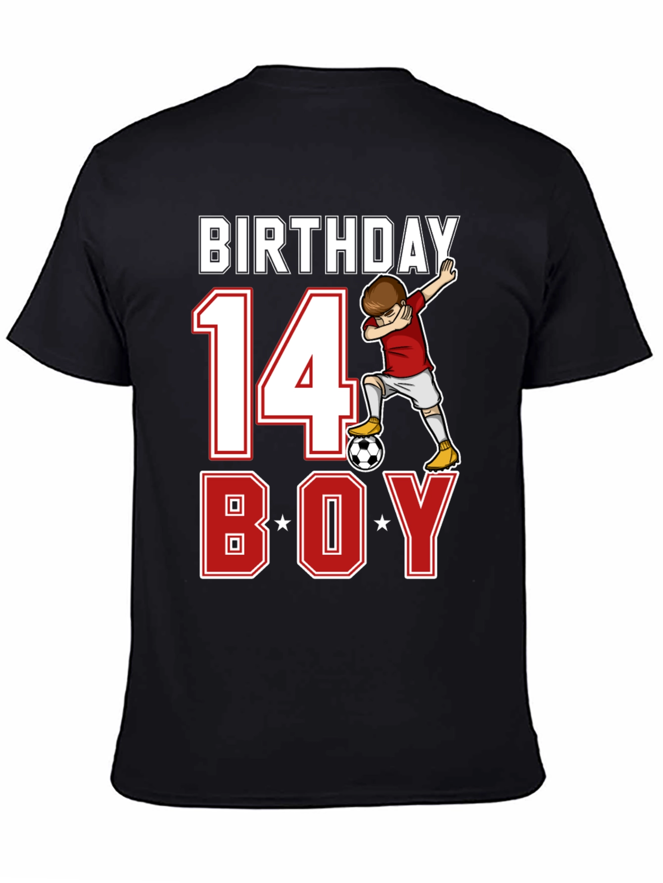 Birthday Boy Soccer T-Shirt - Age 14