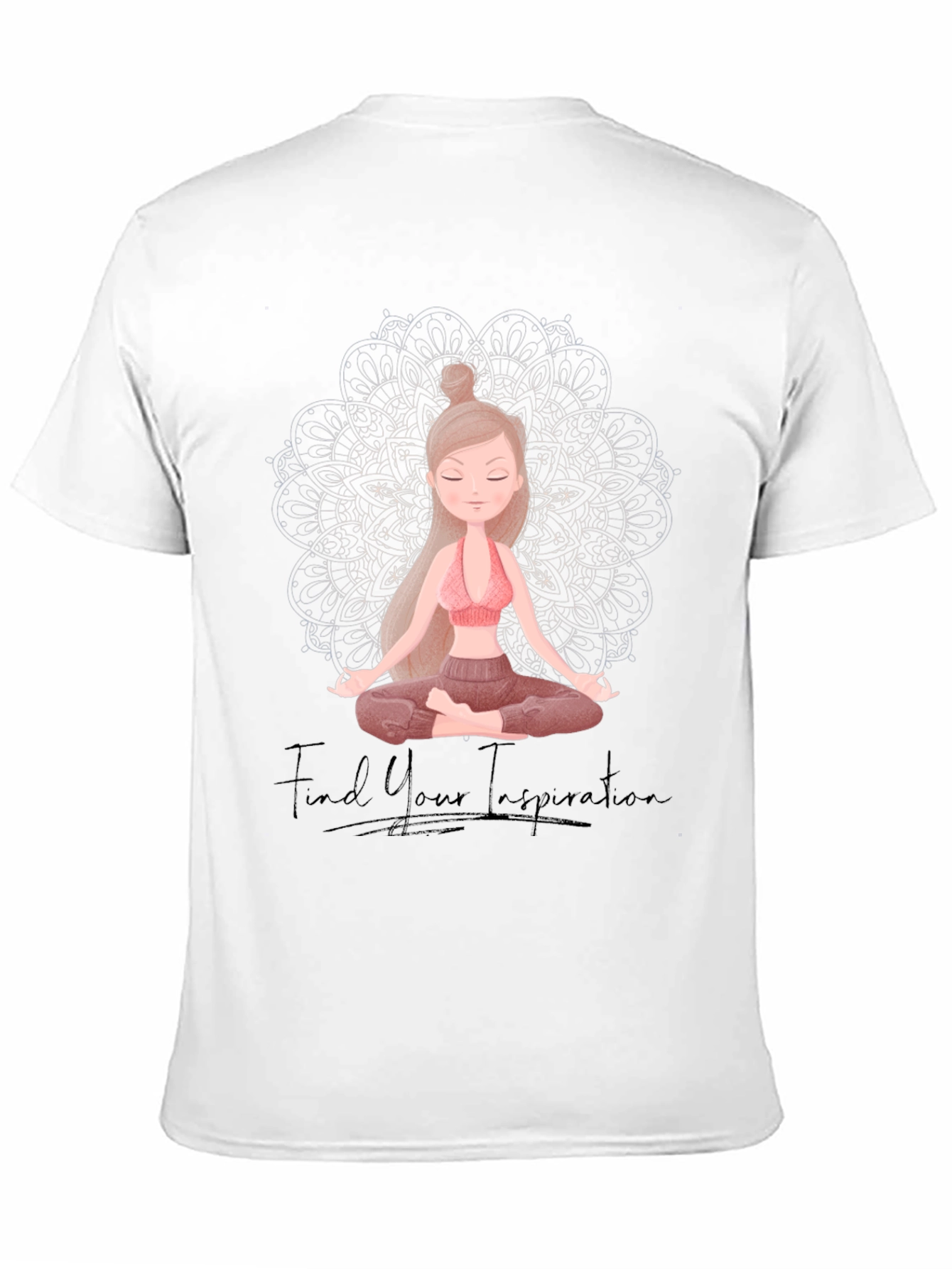 Yoga Inspiration Graphic Tee - Find Your Zen