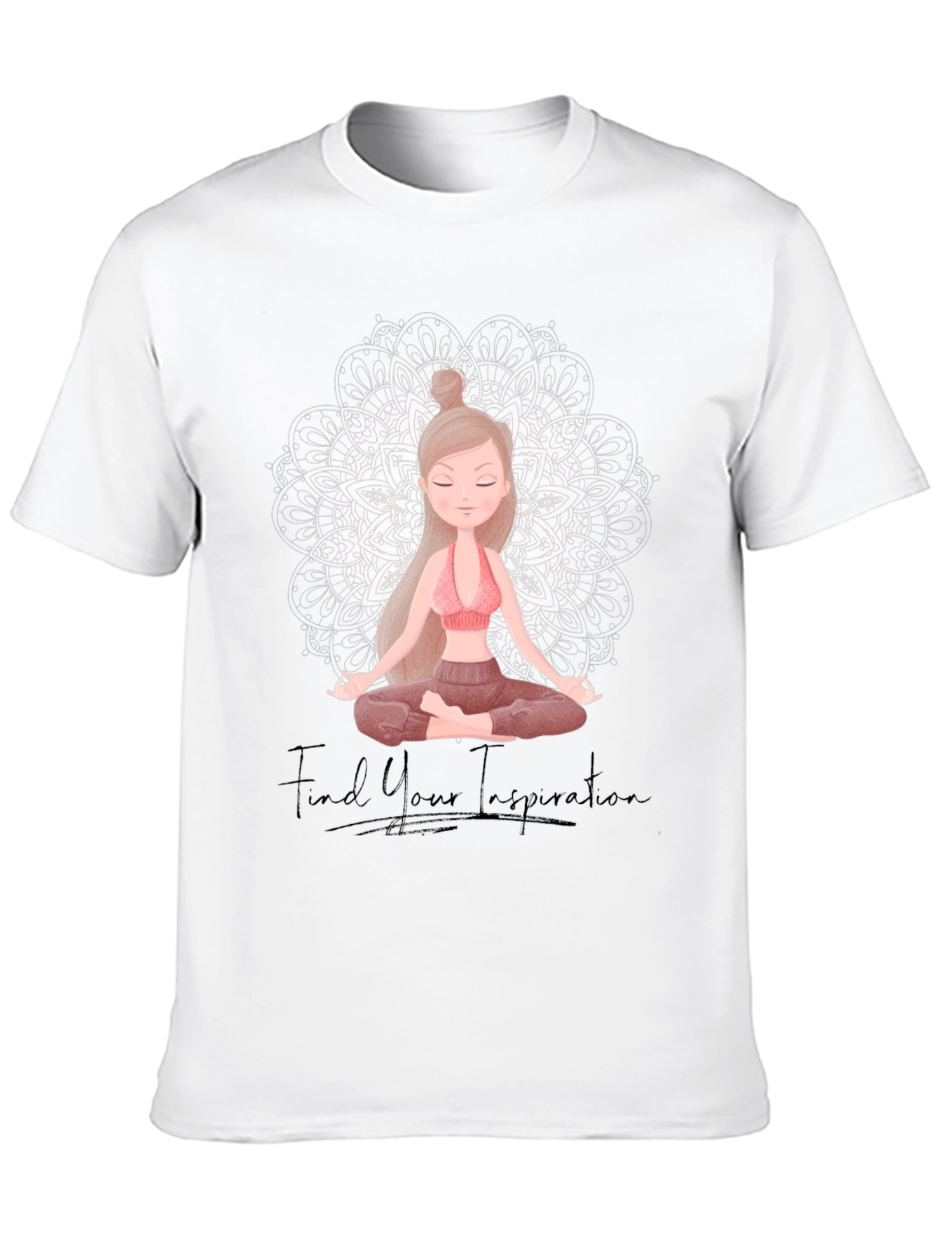 Yoga Inspiration Graphic Tee - Find Your Zen