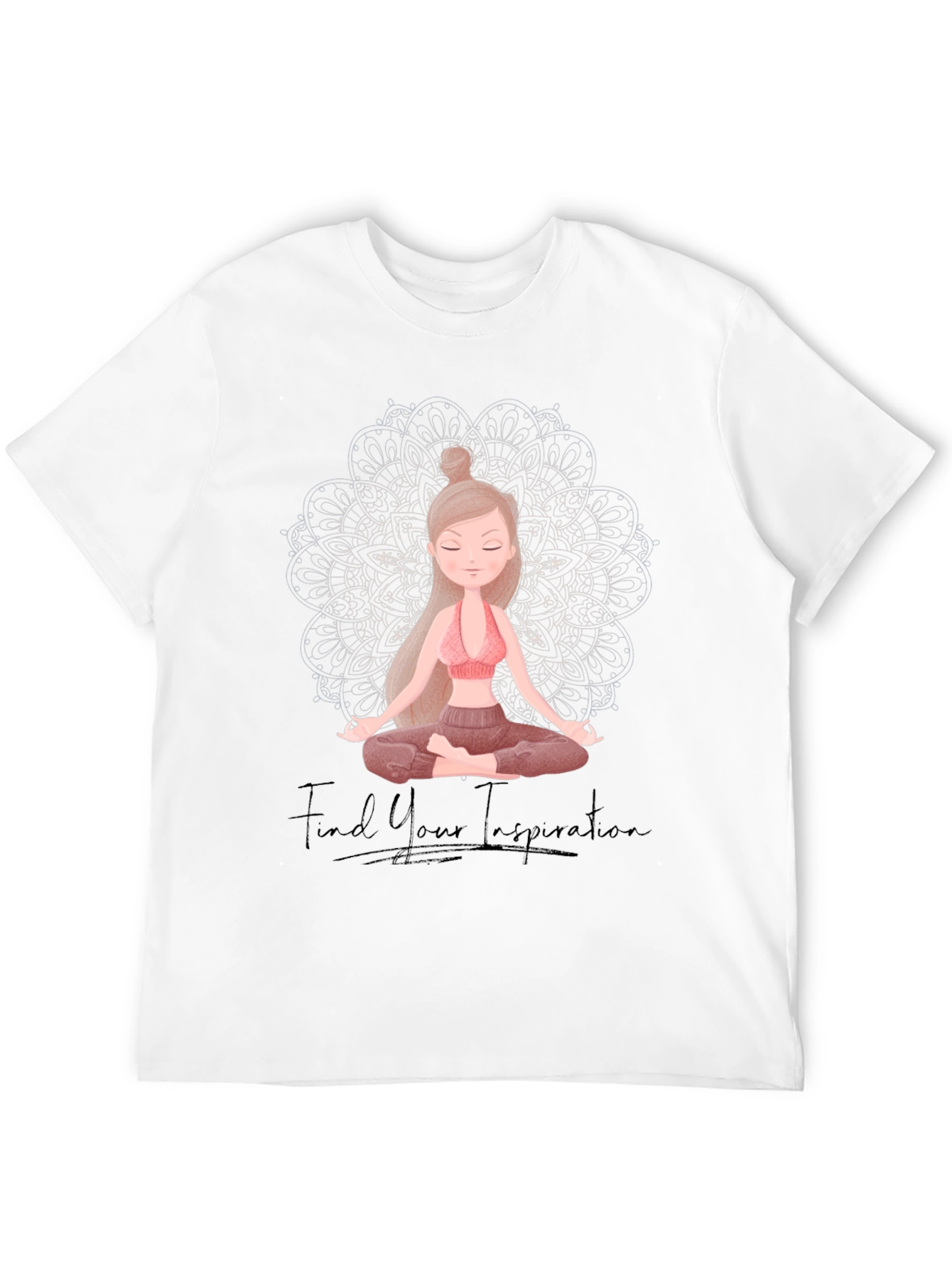 Yoga Inspiration Graphic Tee - Find Your Zen