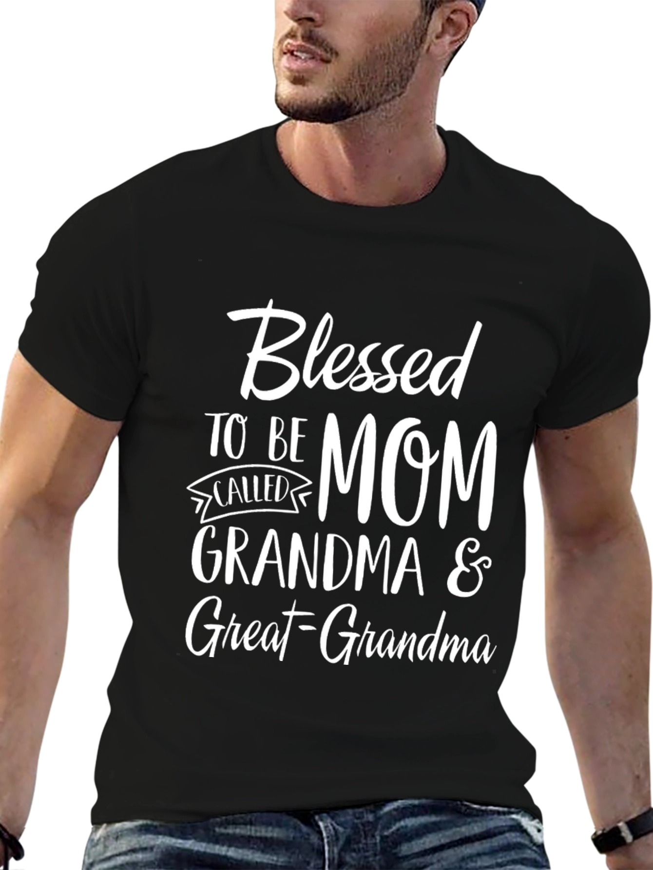Blessed Mom Grandma Great-Grandma T-Shirt