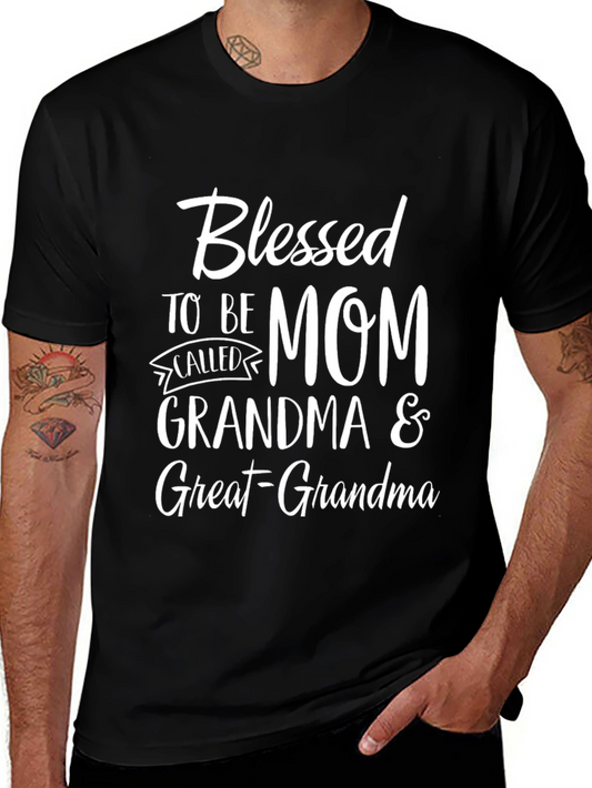Blessed Mom Grandma Great-Grandma T-Shirt