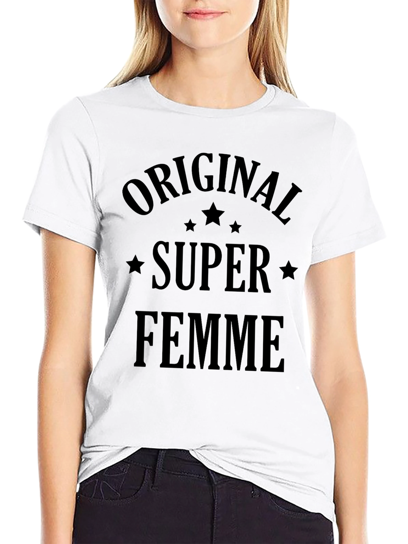 Original Super Femme Graphic Tee - Black