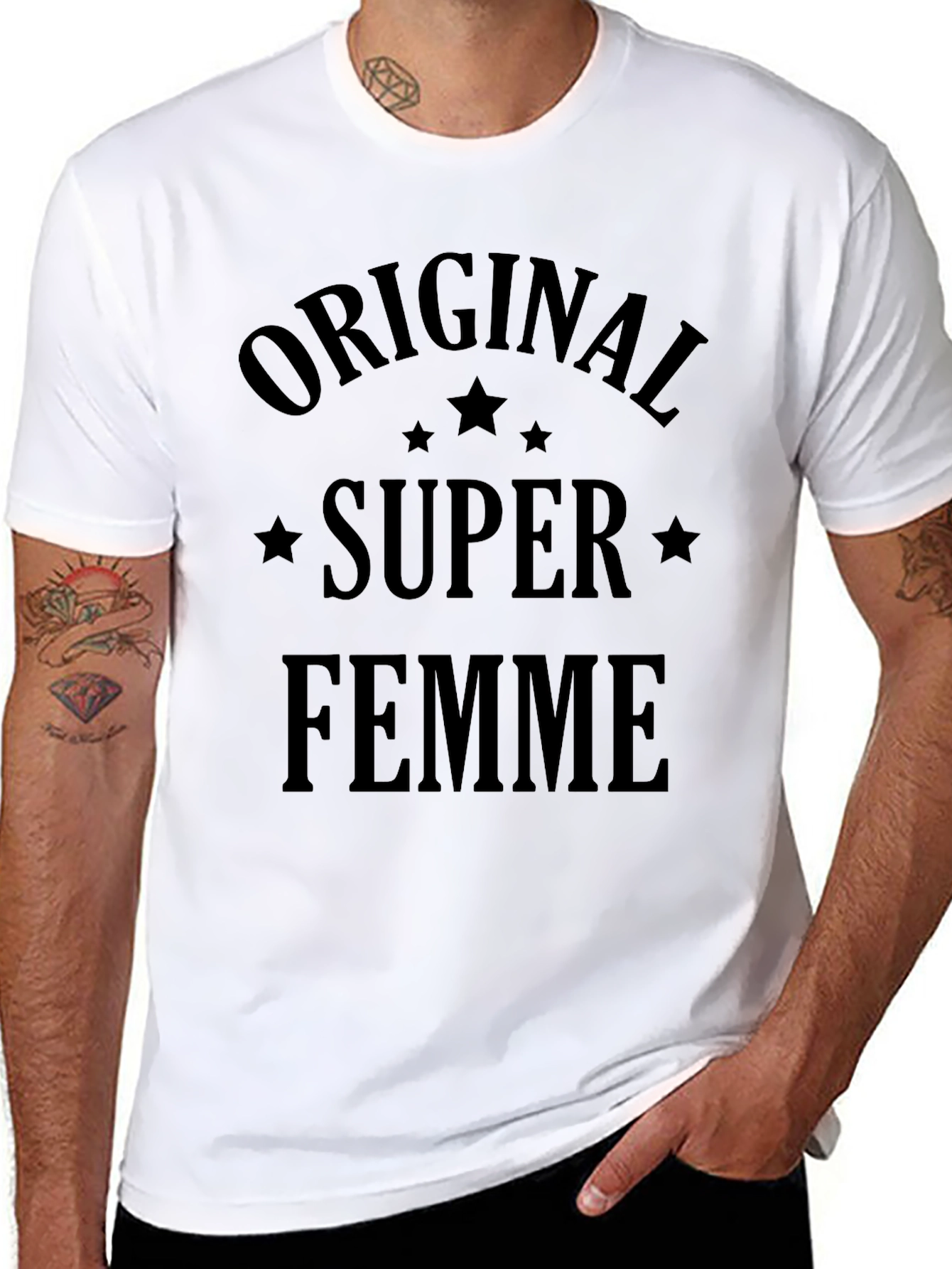 Original Super Femme Graphic Tee - Black