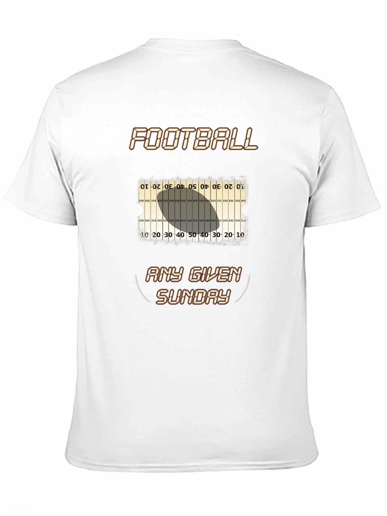 Football Any Given Sunday Black T-Shirt