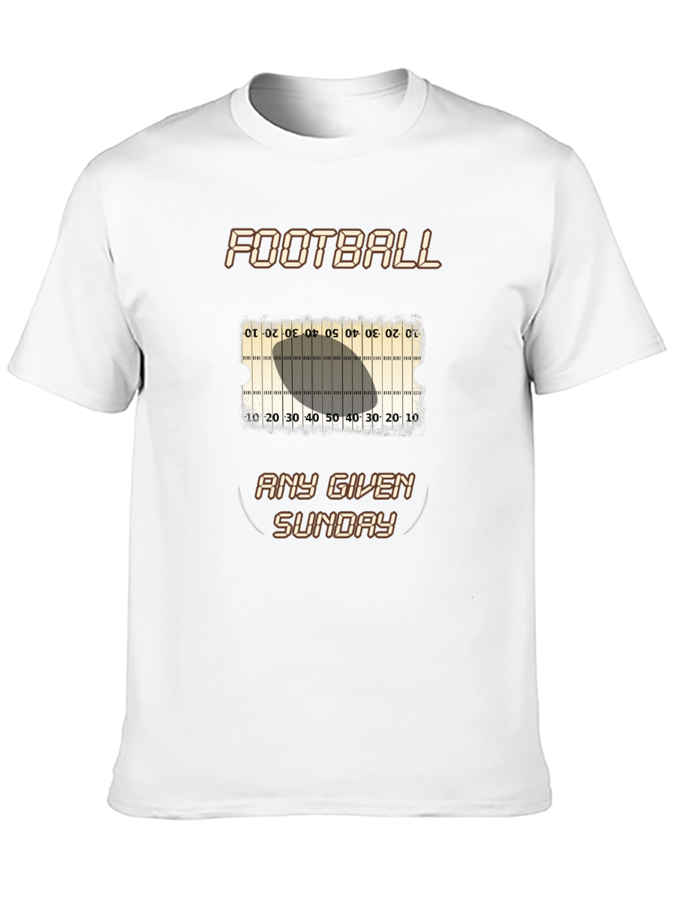 Football Any Given Sunday Black T-Shirt