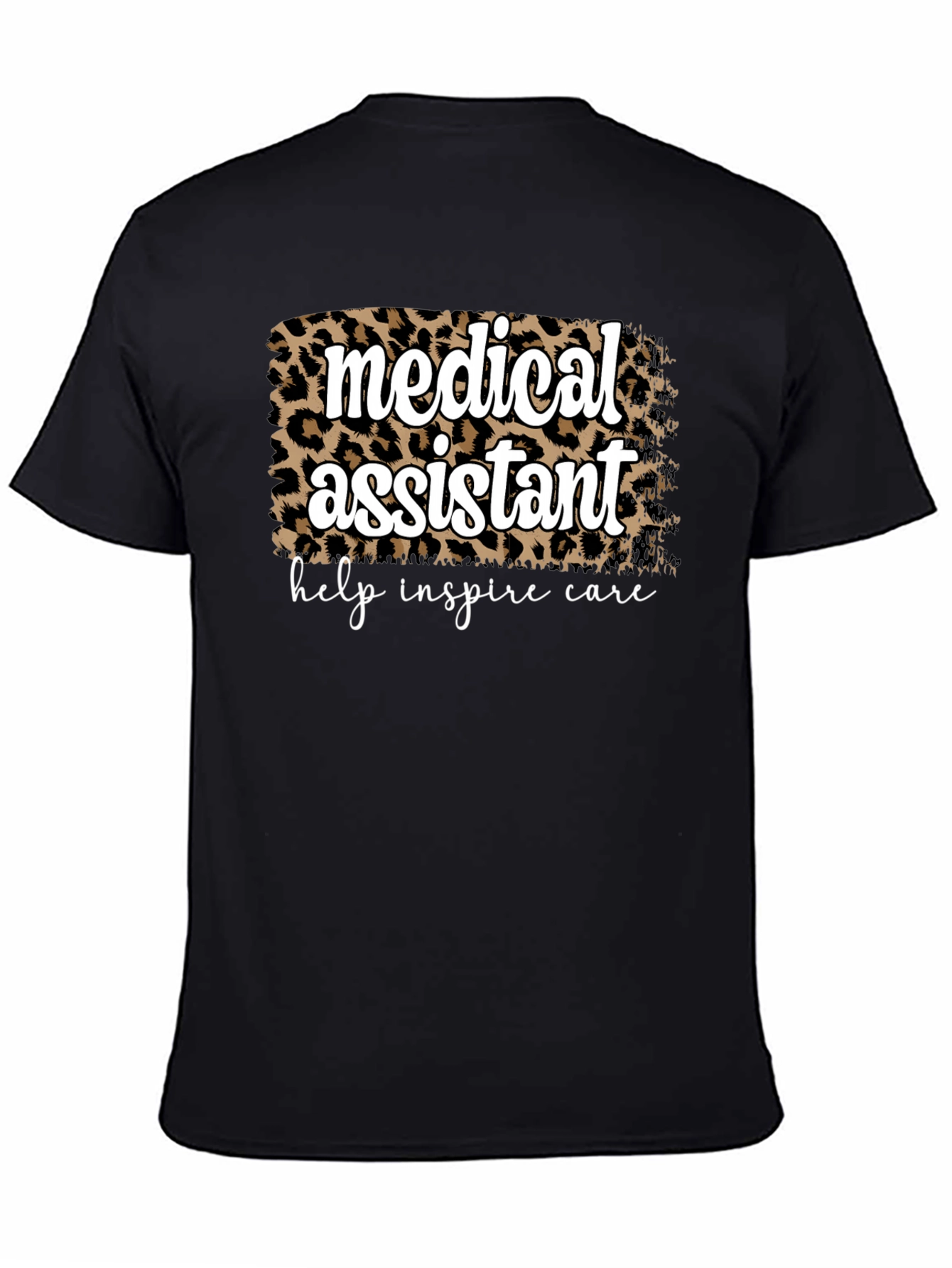 Medical Assistant Leopard Print T-Shirt