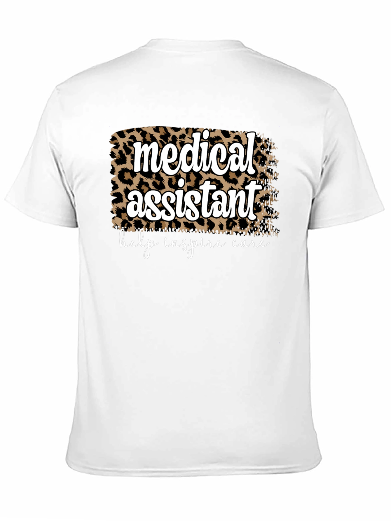Medical Assistant Leopard Print T-Shirt