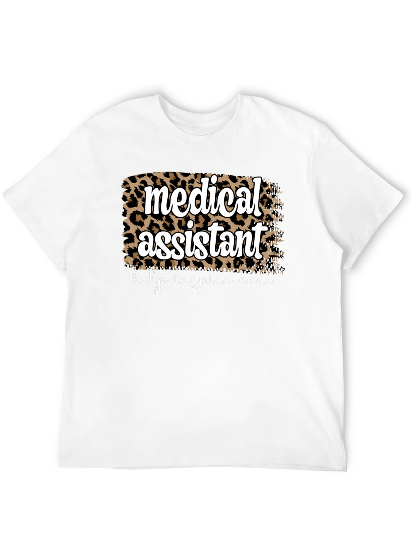 Medical Assistant Leopard Print T-Shirt