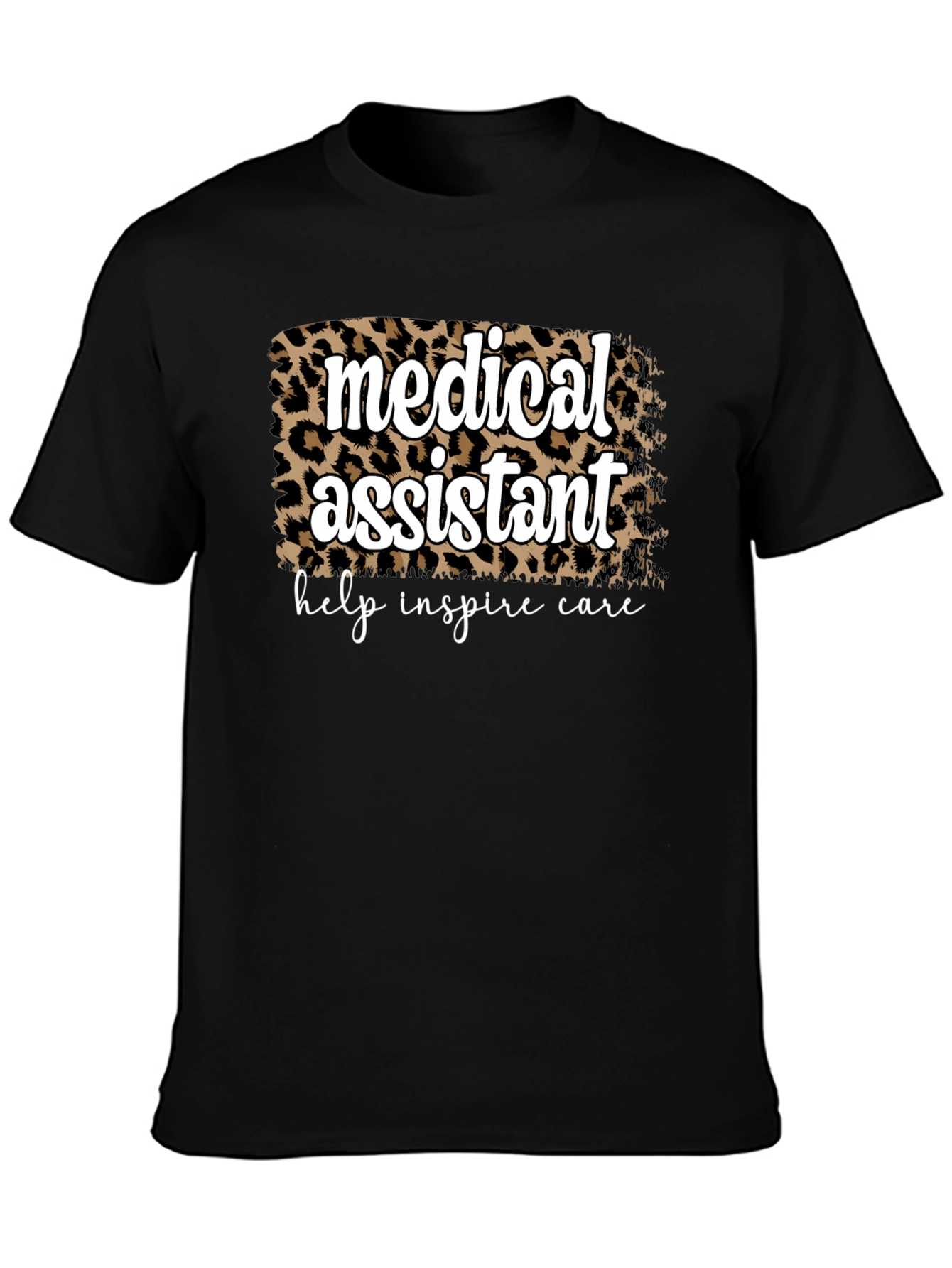 Medical Assistant Leopard Print T-Shirt