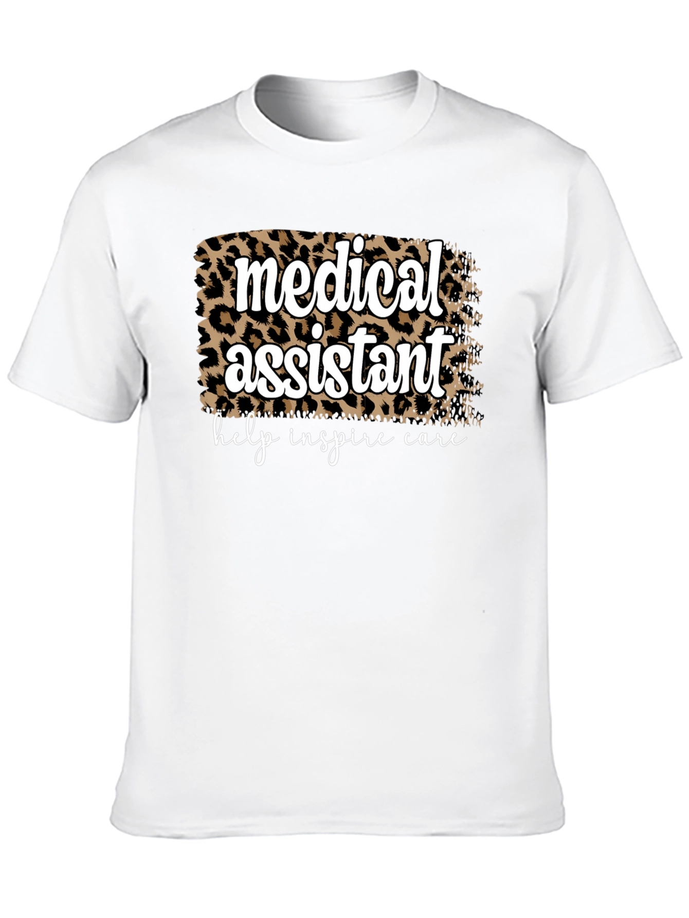 Medical Assistant Leopard Print T-Shirt