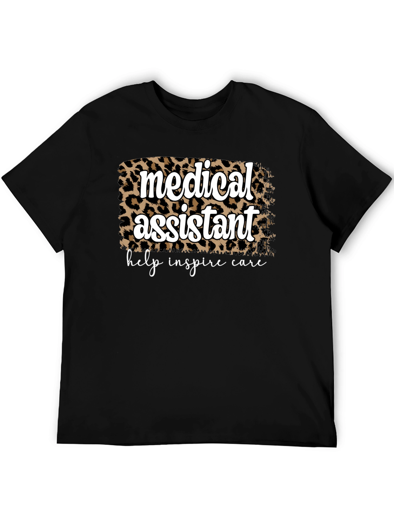 Medical Assistant Leopard Print T-Shirt