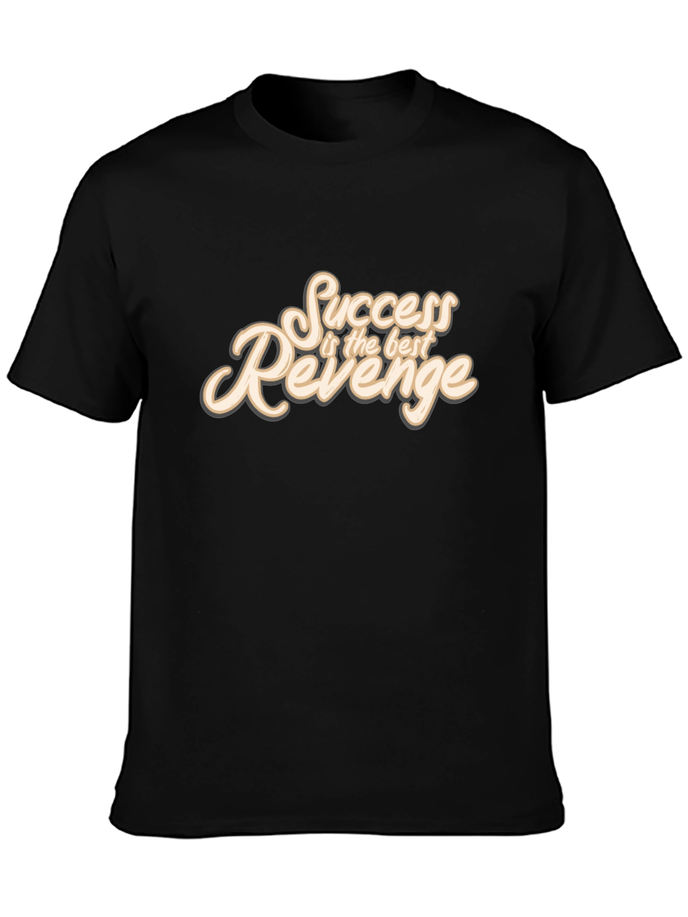 Success is Best Revenge Black T-Shirt