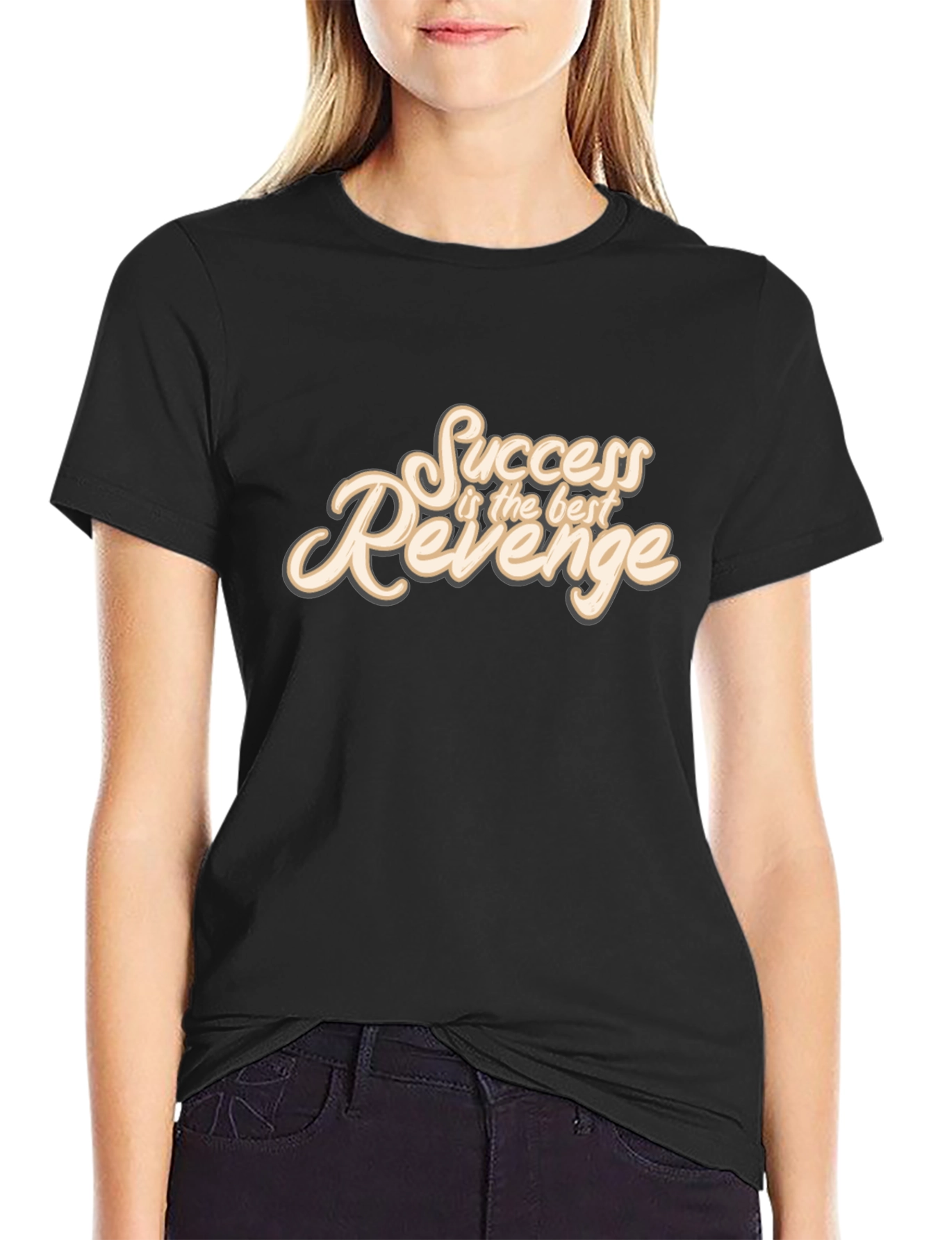 Success is Best Revenge Black T-Shirt