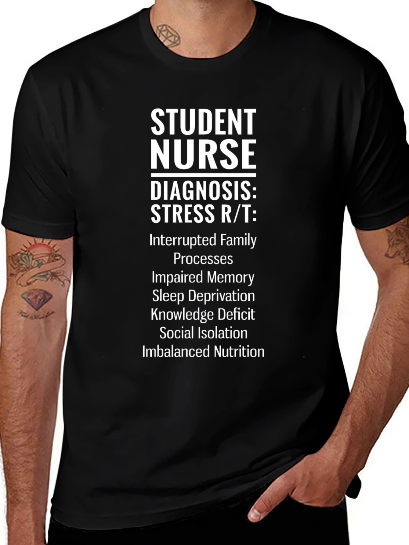 Student Nurse Stress Diagnosis T-Shirt