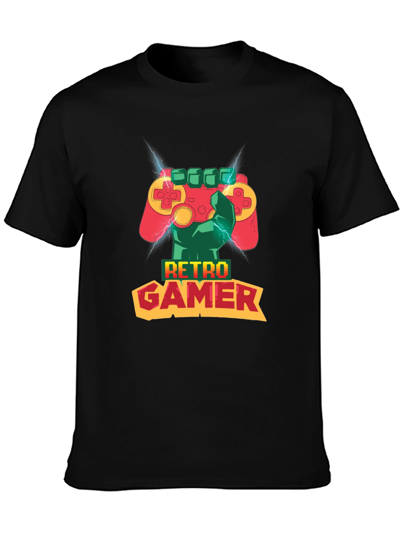 Retro Gamer T-Shirt - Classic Console Design