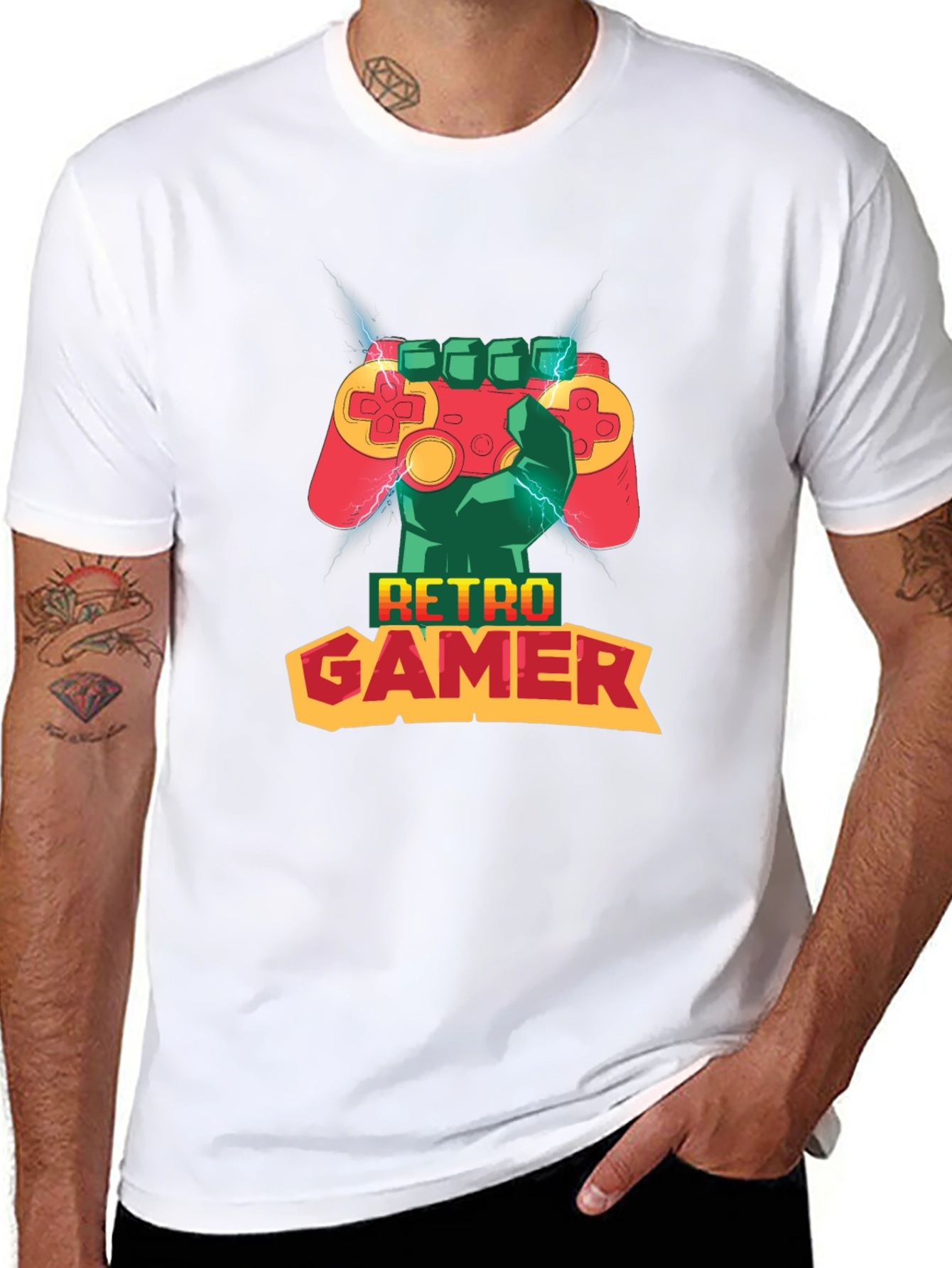 Retro Gamer T-Shirt - Classic Console Design