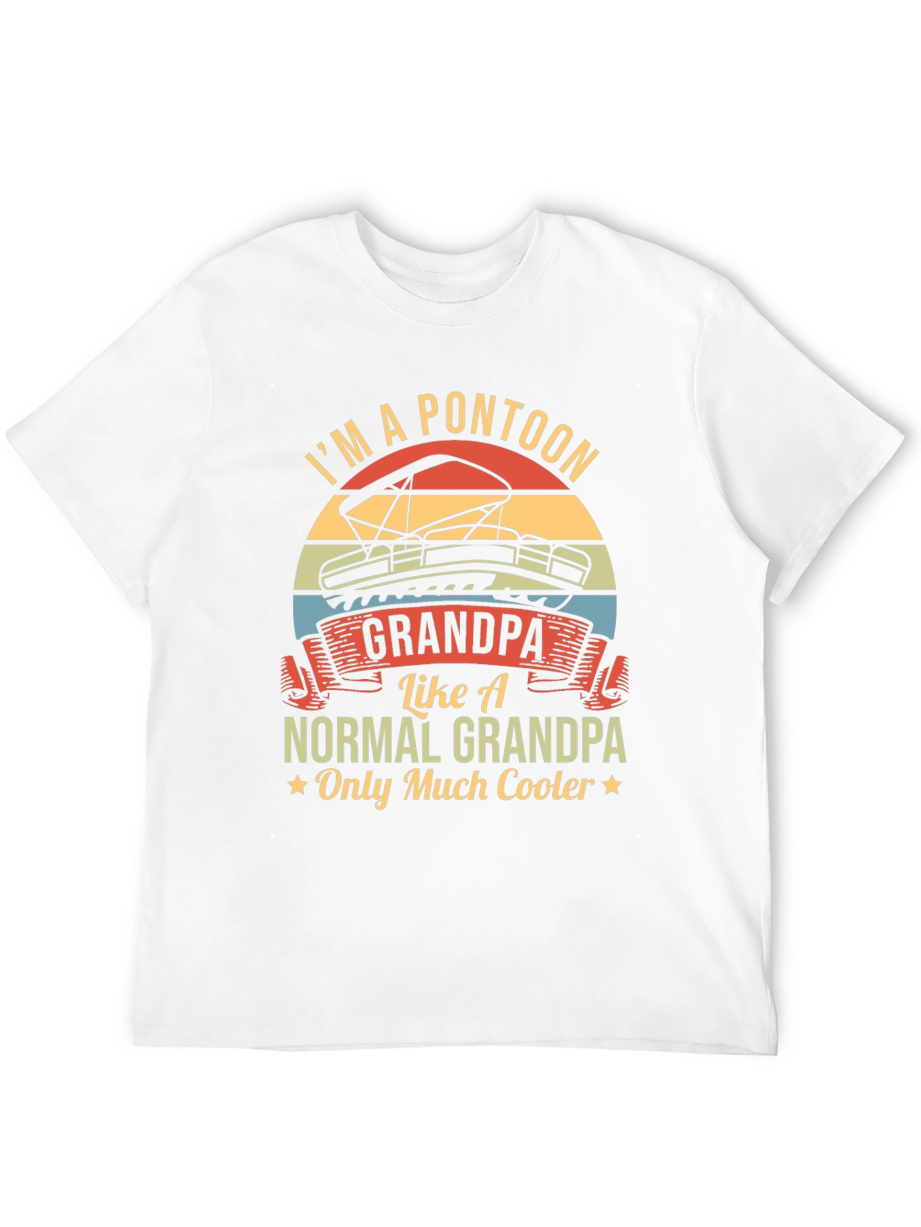 Im A Pontoon Grandpa T-Shirt