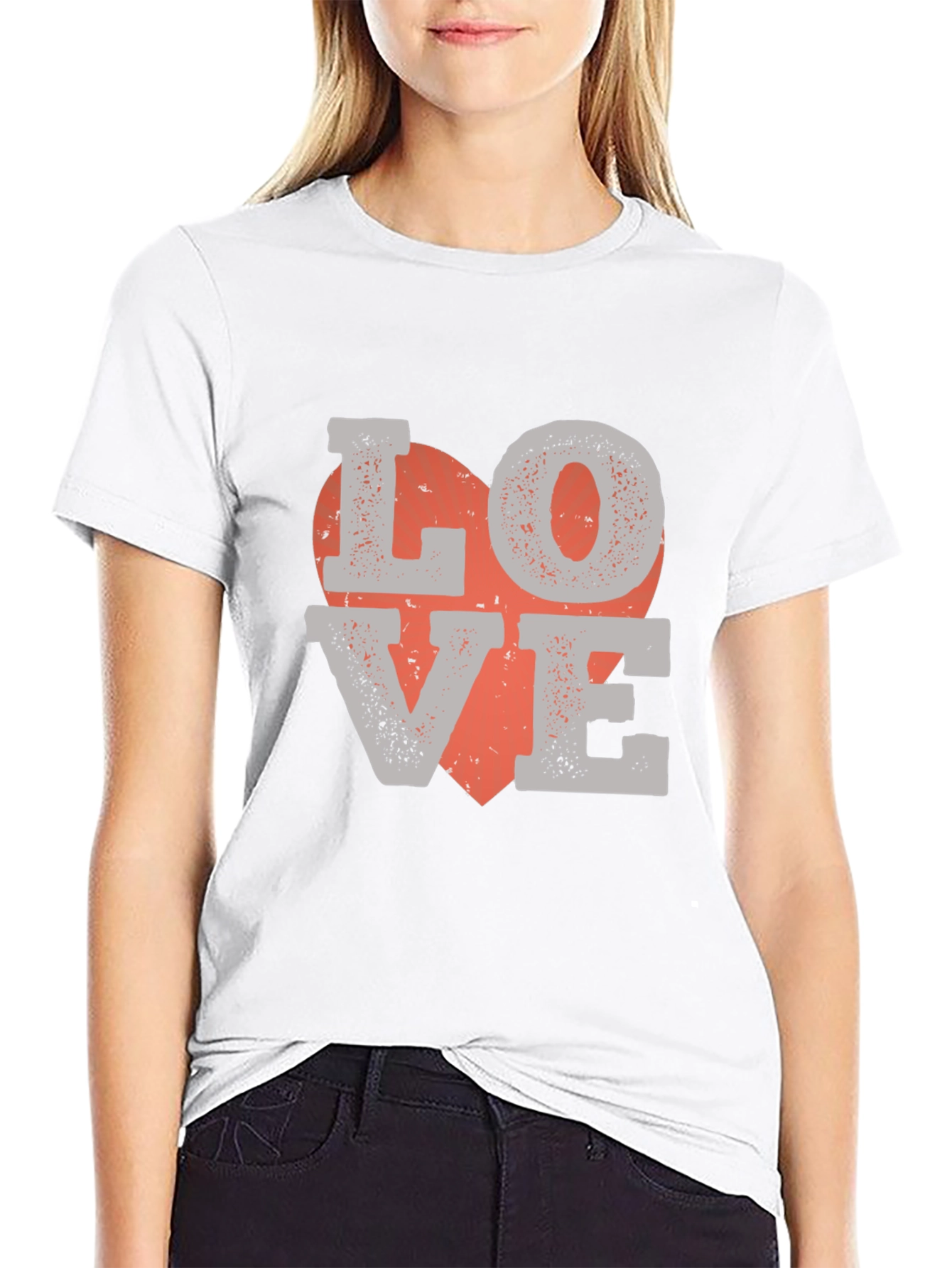 Love Graphic Print T-Shirt - Valentines Day Tee
