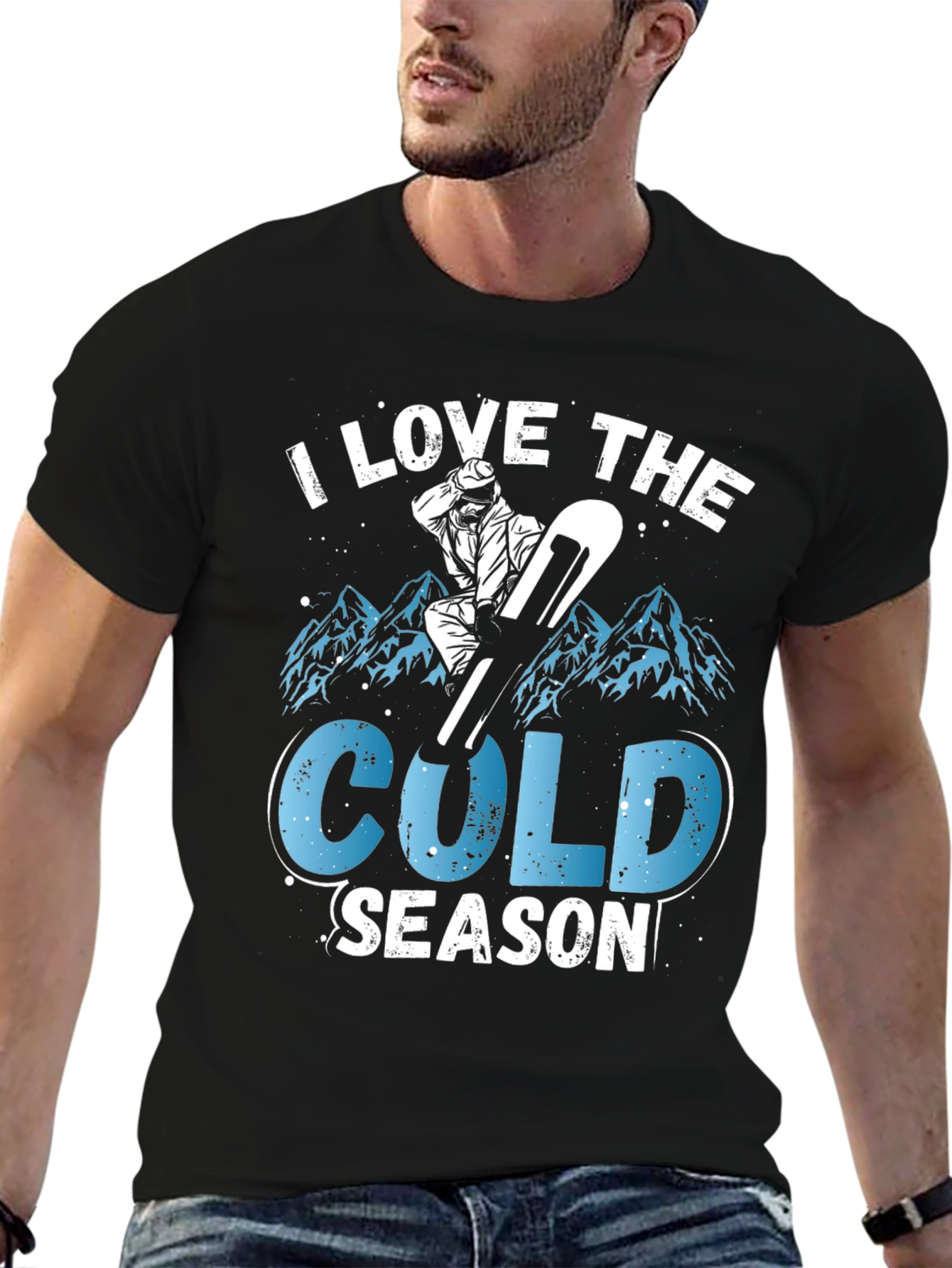 I Love The Cold Season Graphic Tee