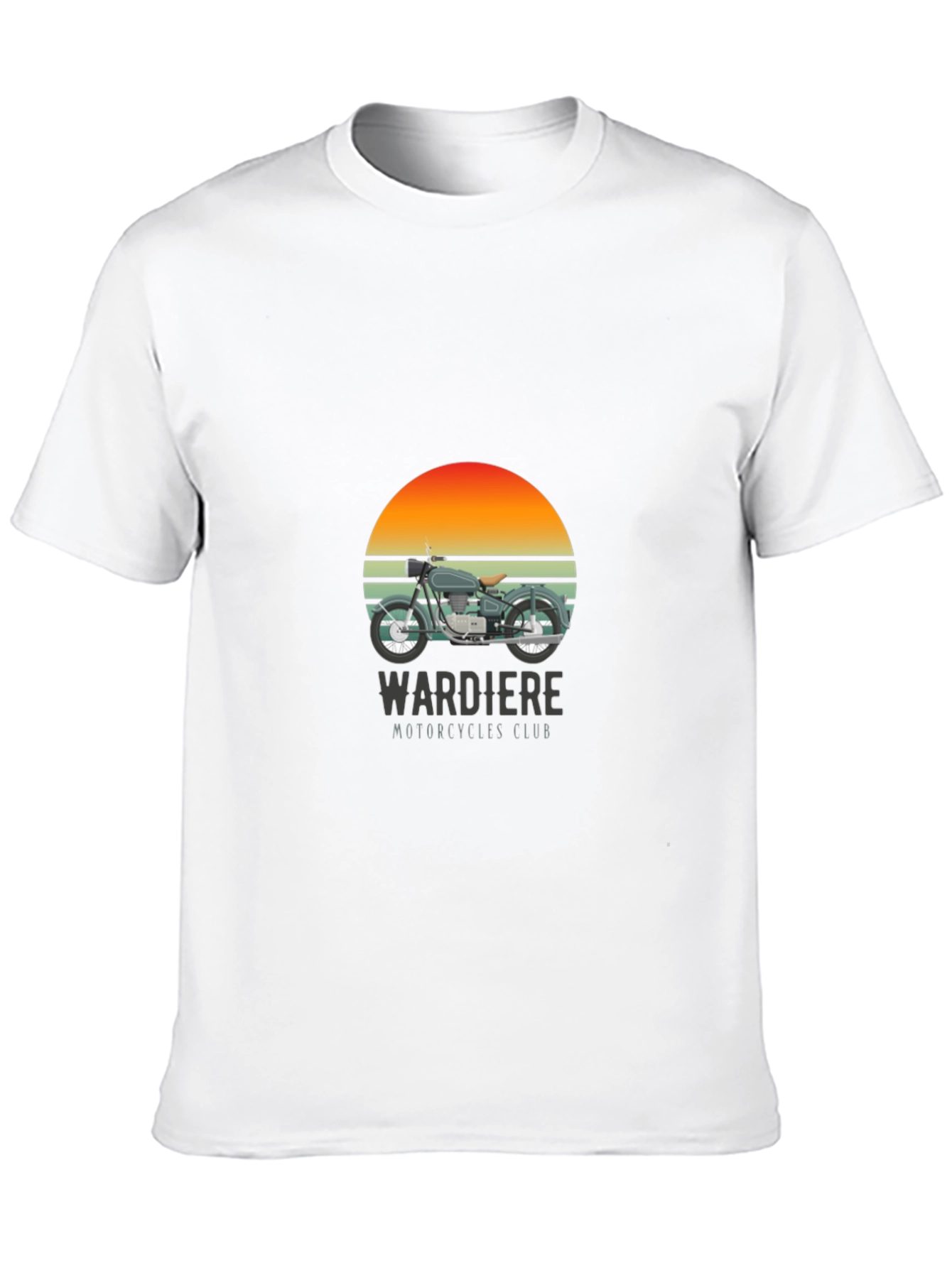 Wardiere Motorcycle Club Graphic Tee - Black