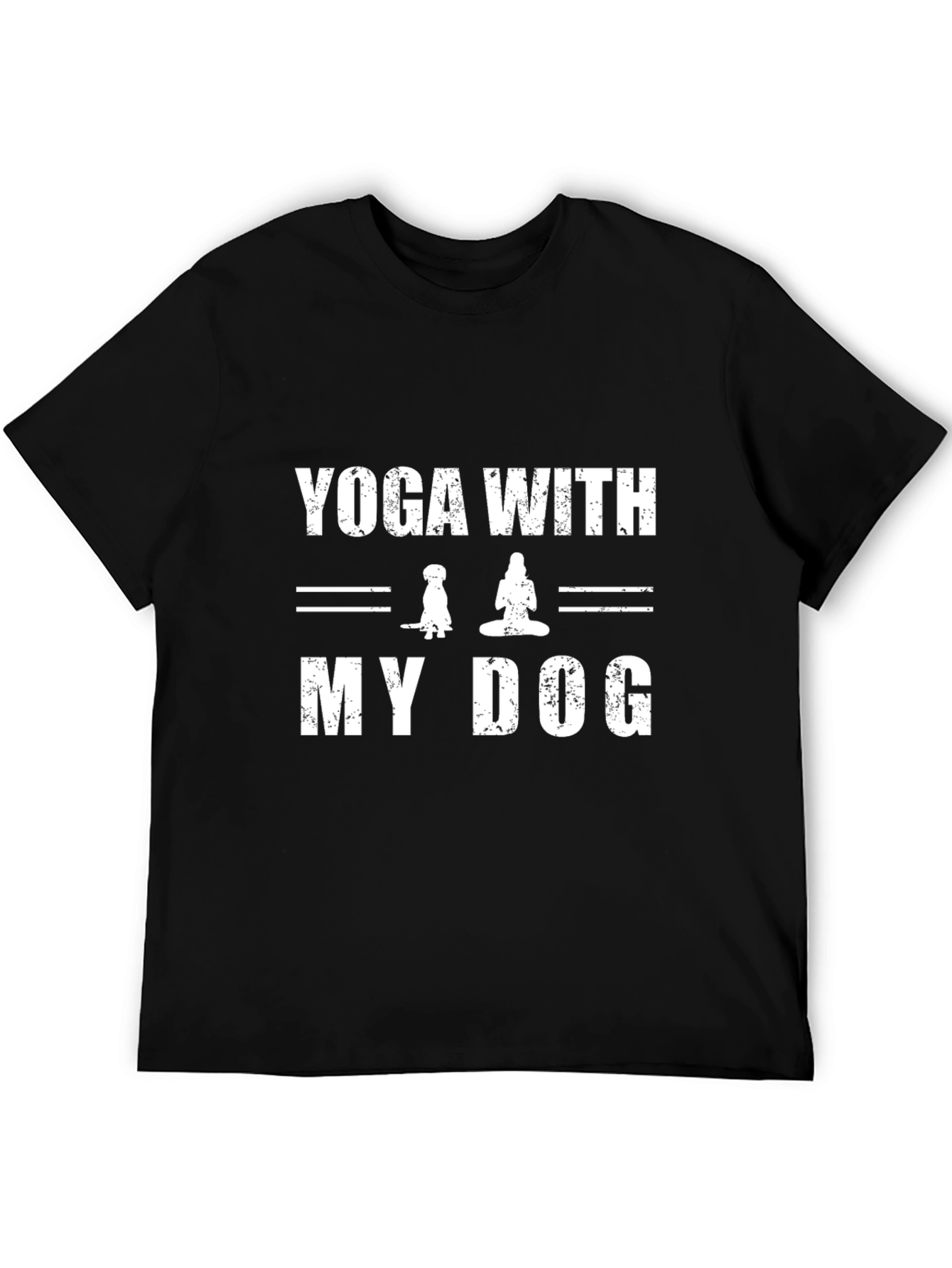 Yoga with My Dog Graphic Tee