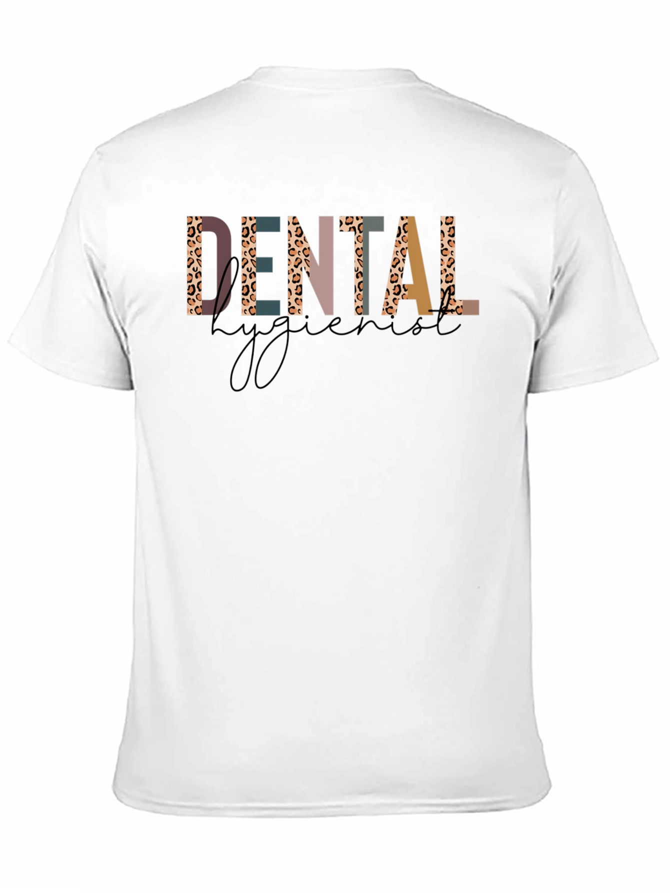 Dental Hygienist Leopard Print Graphic T-Shirt