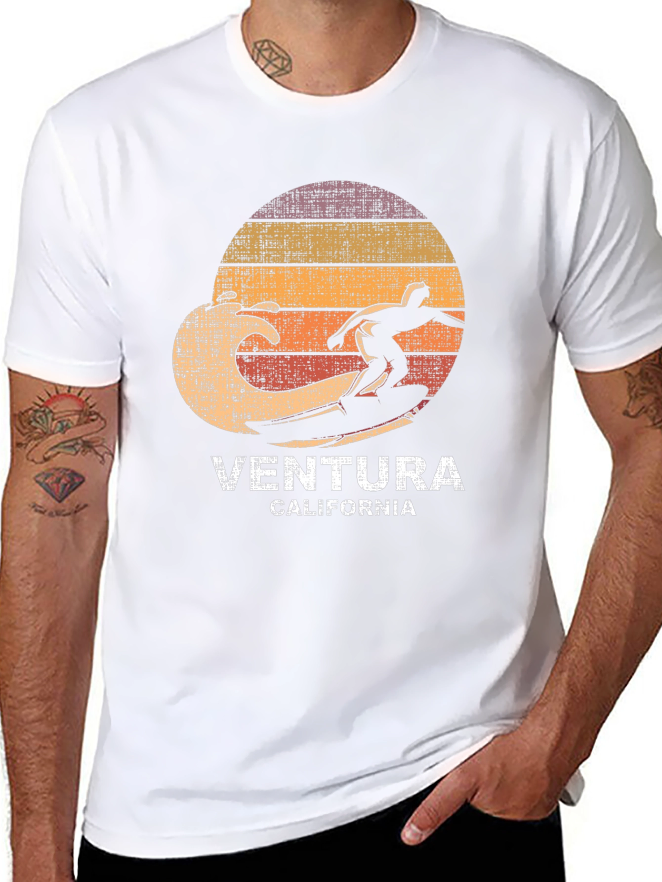 Ventura California Surfer Graphic T-Shirt