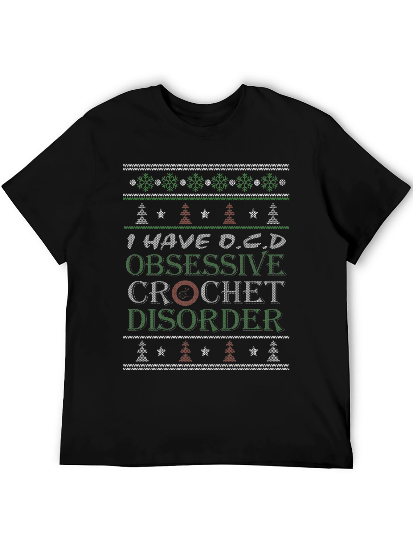 Funny Crochet Obsessive Disorder T-Shirt