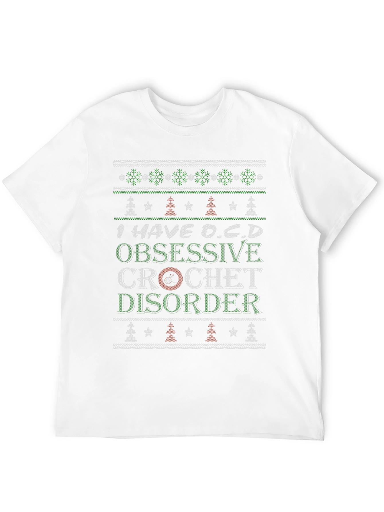 Funny Crochet Obsessive Disorder T-Shirt