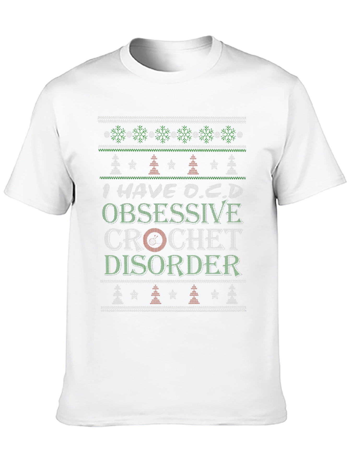 Funny Crochet Obsessive Disorder T-Shirt