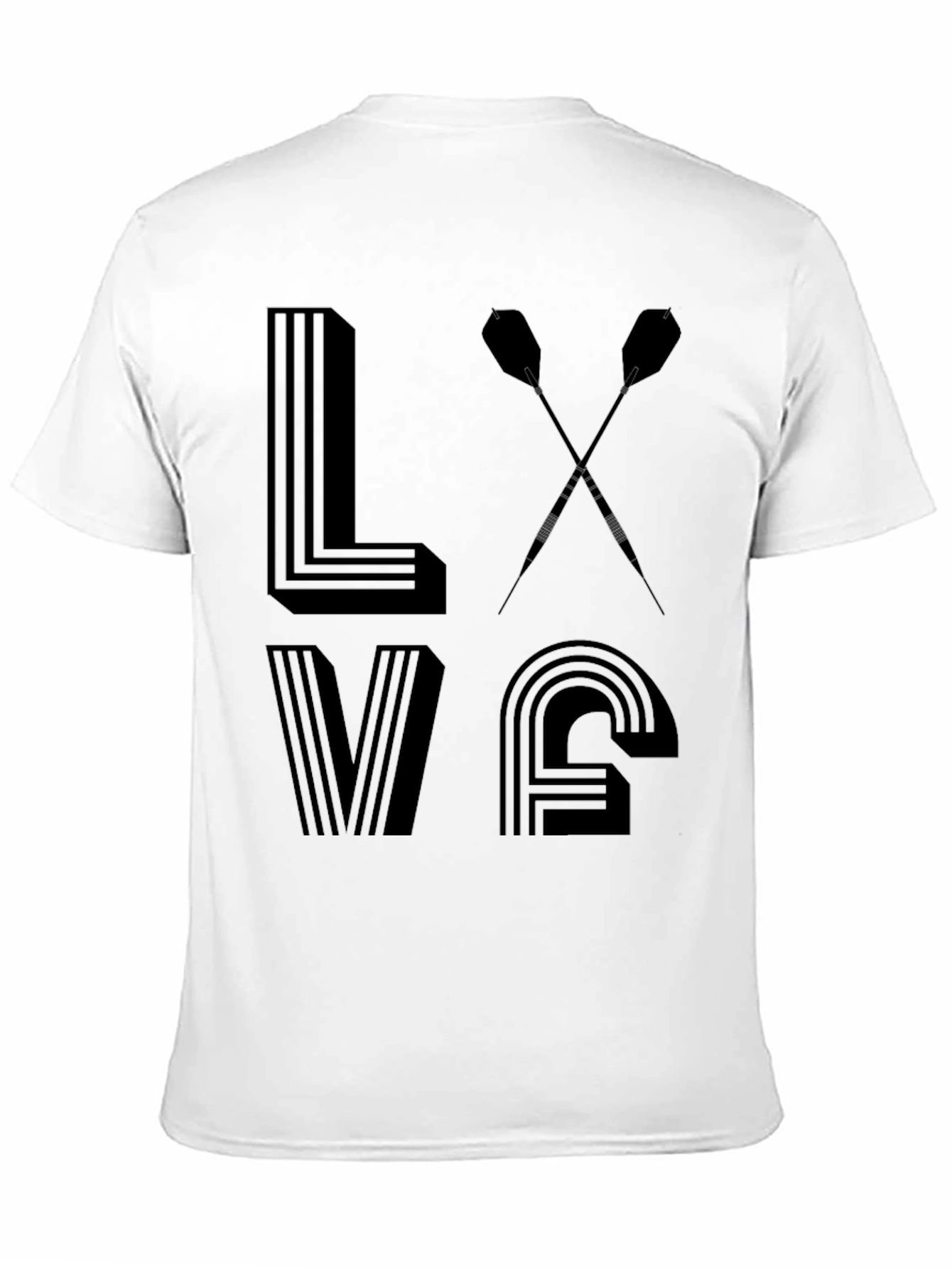 Love Darts T-Shirt - Unique Dart Player Gift