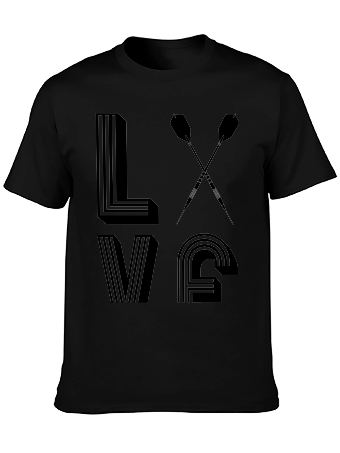 Love Darts T-Shirt - Unique Dart Player Gift