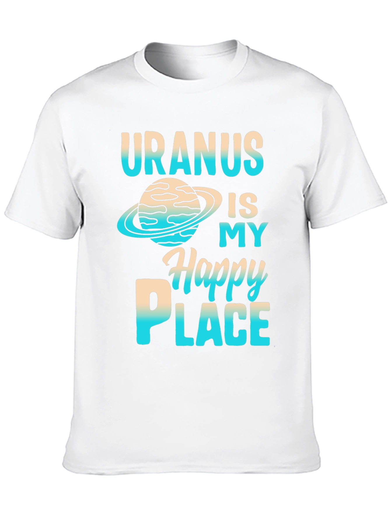 Uranus Happy Place Graphic T-Shirt