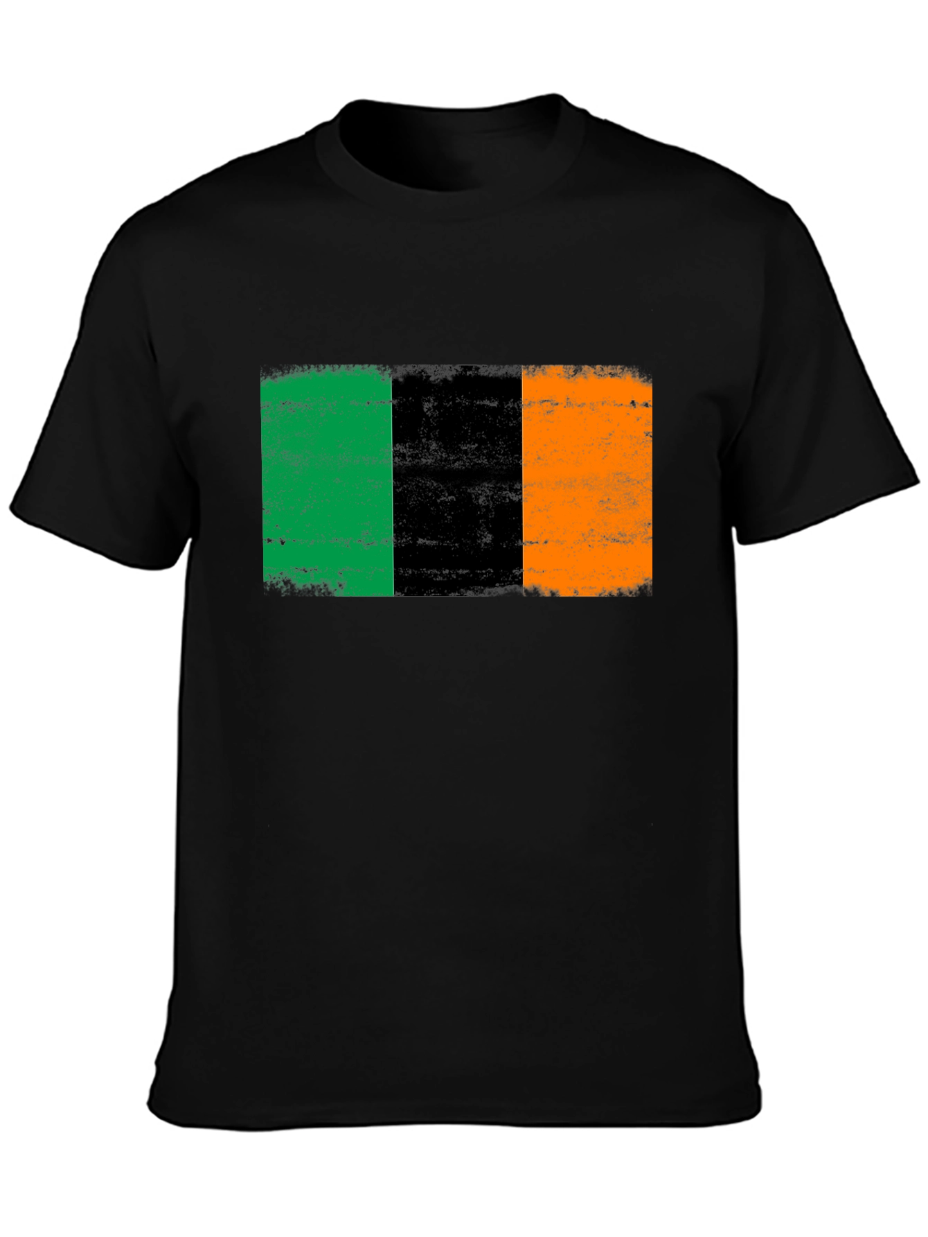 Irish Flag Graphic Tee - Black T-Shirt