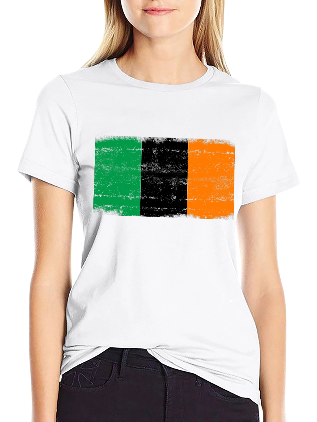 Irish Flag Graphic Tee - Black T-Shirt