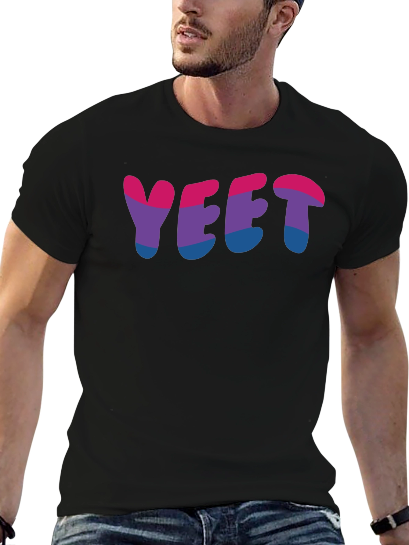 YEET Bi Pride T-Shirt - Soft Cotton Tee