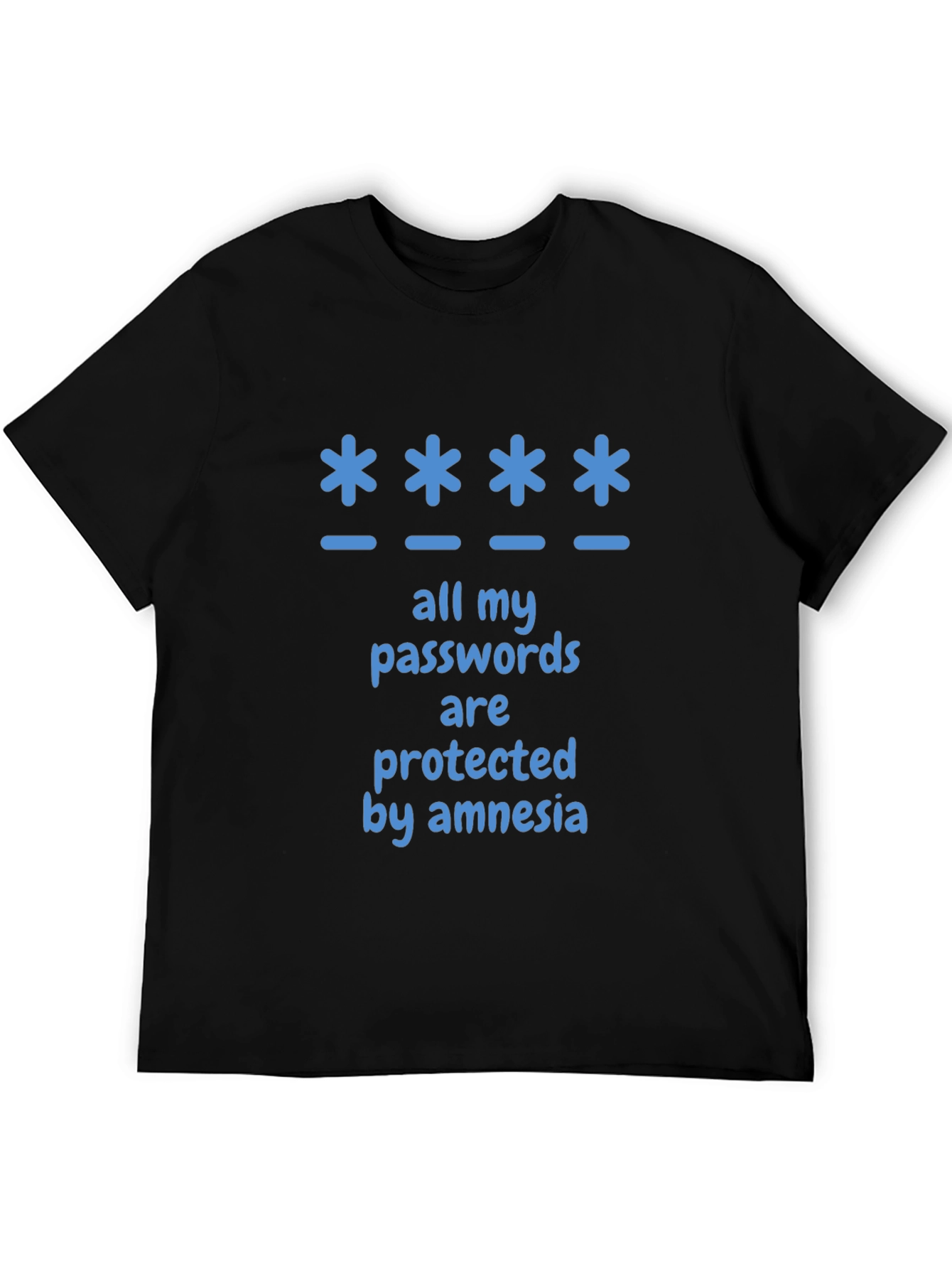 Amnesia Password Protected Graphic T-Shirt