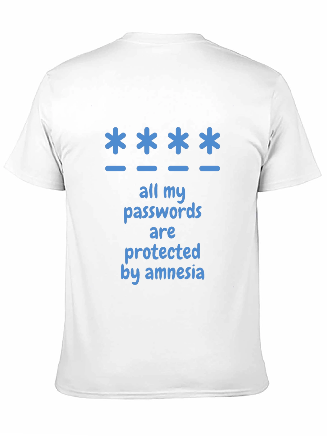 Amnesia Password Protected Graphic T-Shirt