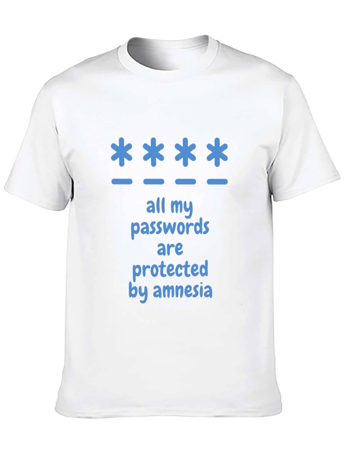 Amnesia Password Protected Graphic T-Shirt