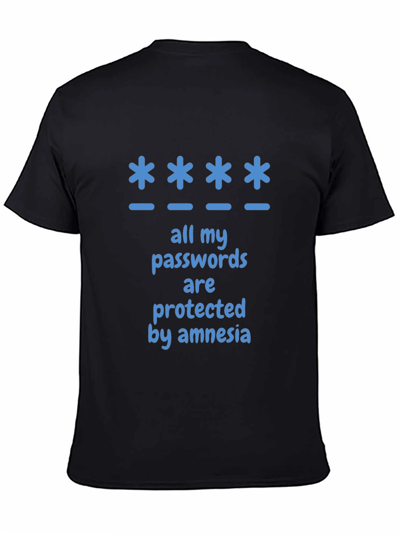 Amnesia Password Protected Graphic T-Shirt