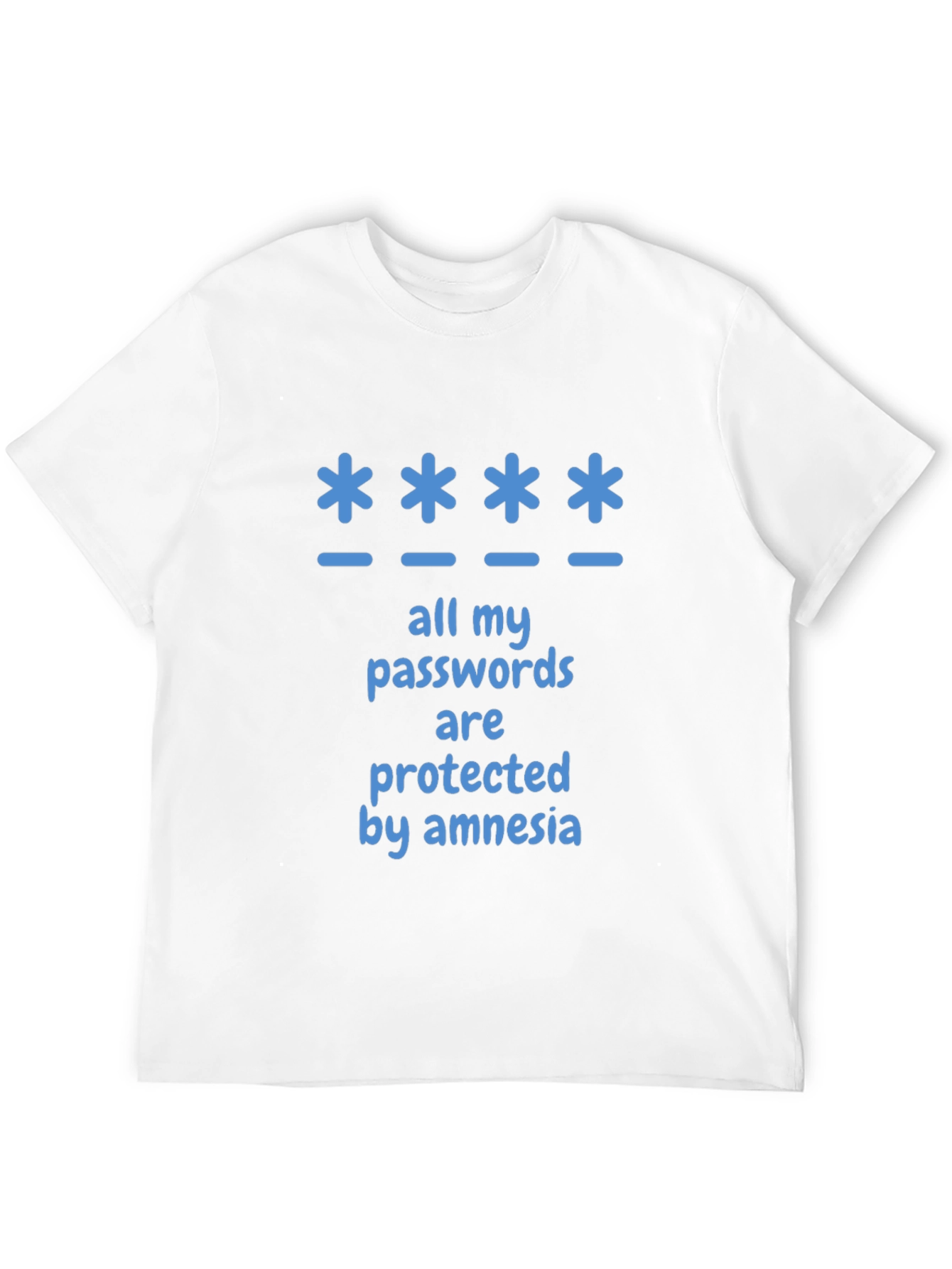 Amnesia Password Protected Graphic T-Shirt