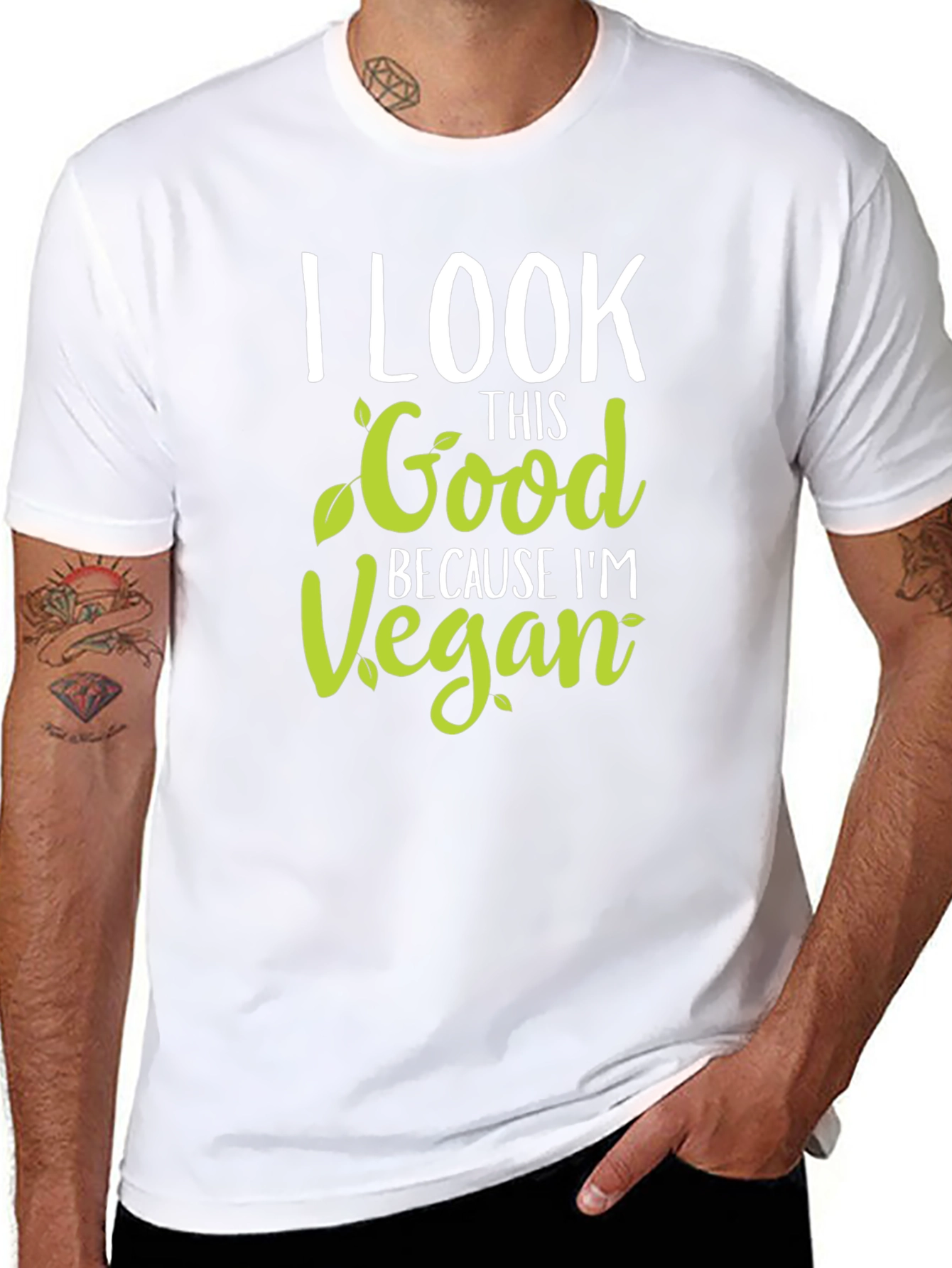 I Look This Good Because Im Vegan T-Shirt