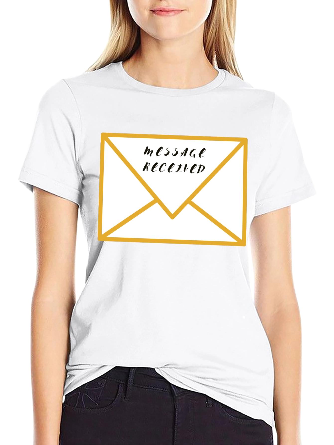 Message Received T-Shirt: Fun Trendy Graphic Tee
